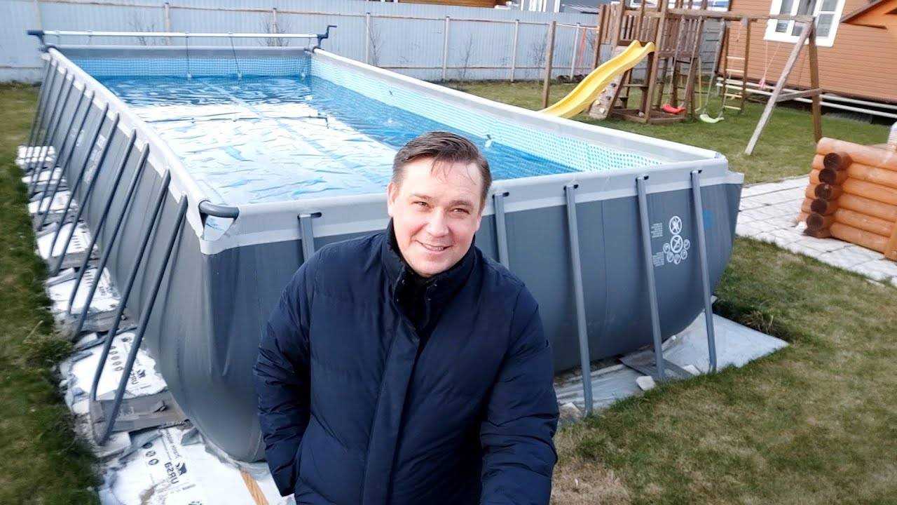 Где и как хранить каркасный бассейн интекс зимой