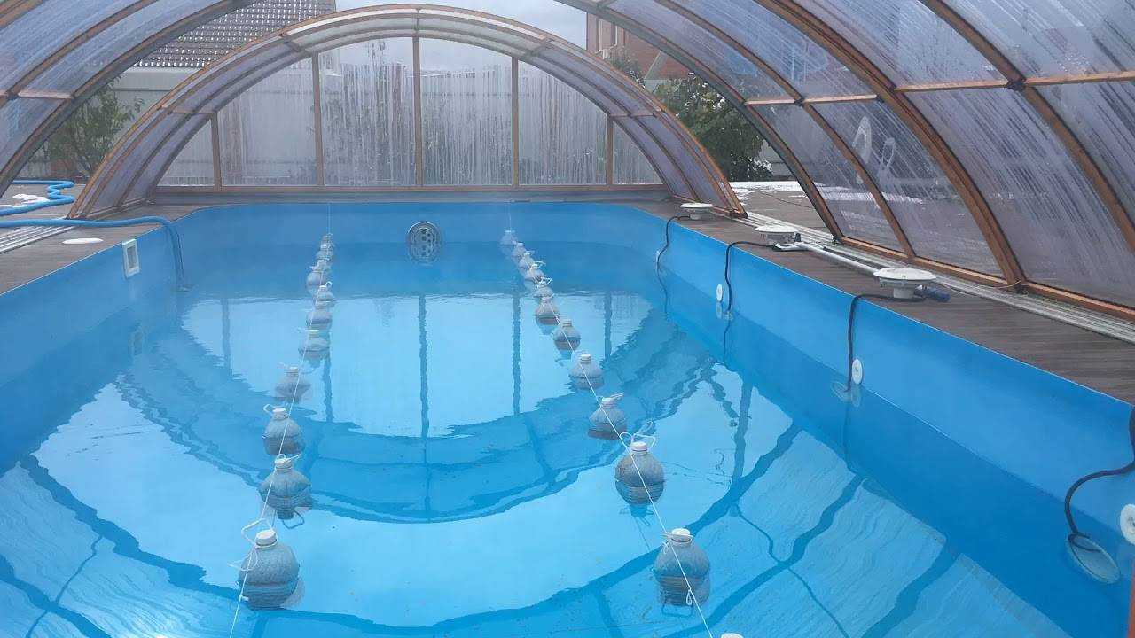 Каркасный бассейн зимой – оставить на улице или как хранить