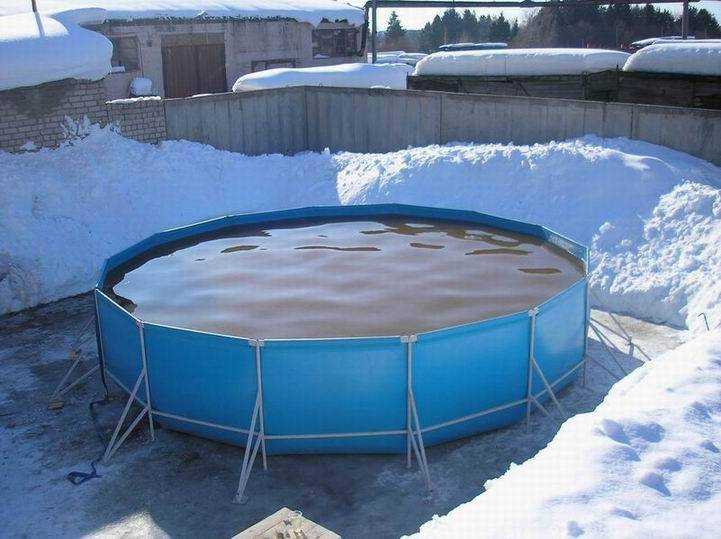 Консервация бассейна на зиму: как правильно его законсервировать и сохранить, не сливая воду — фото и видео