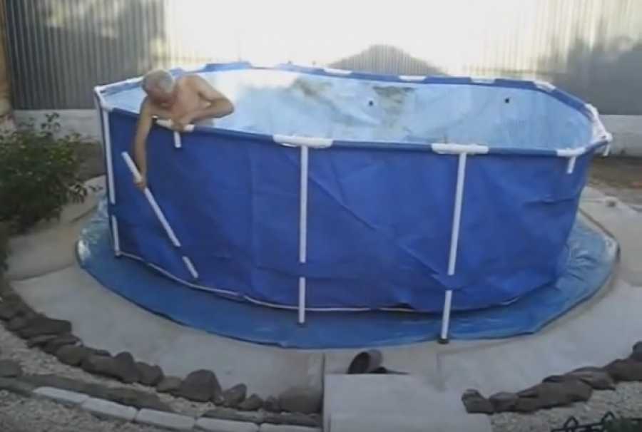 Можно ли оставлять каркасный бассейн на зиму?