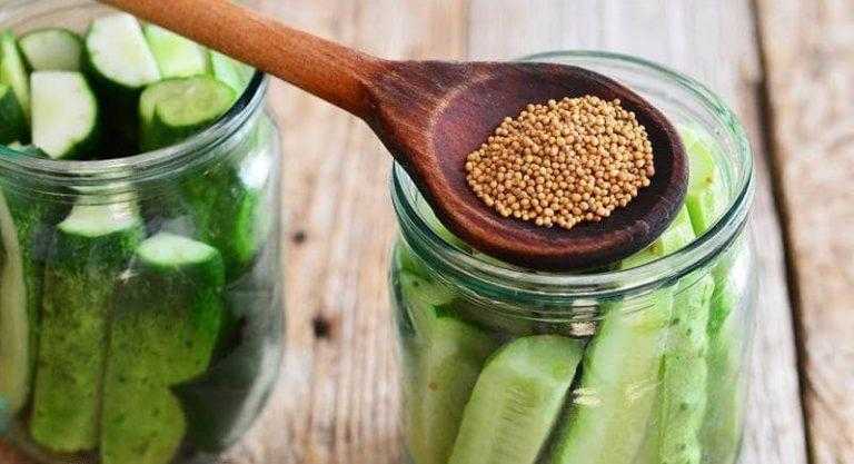 Огурцы с горчицей на зиму — 6 самых вкусных рецептов в банках