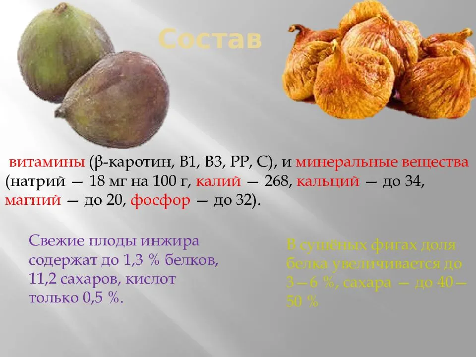 Сушеный инжир: полезные свойства для организма | food and health