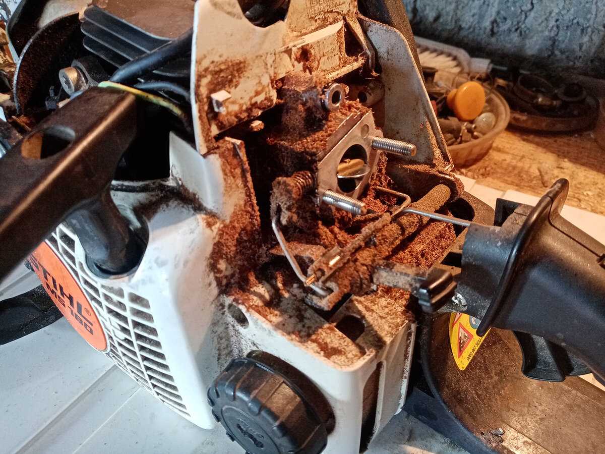 Бензопила stihl 180 перестала заводиться
