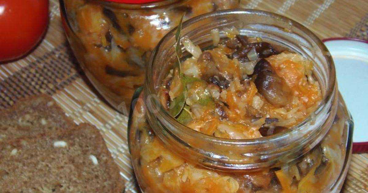 Грибная солянка с капустой на зиму — самый вкусный рецепт