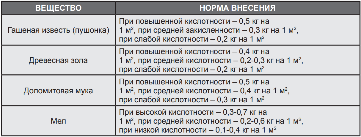 Когда обрабатывать огород известью